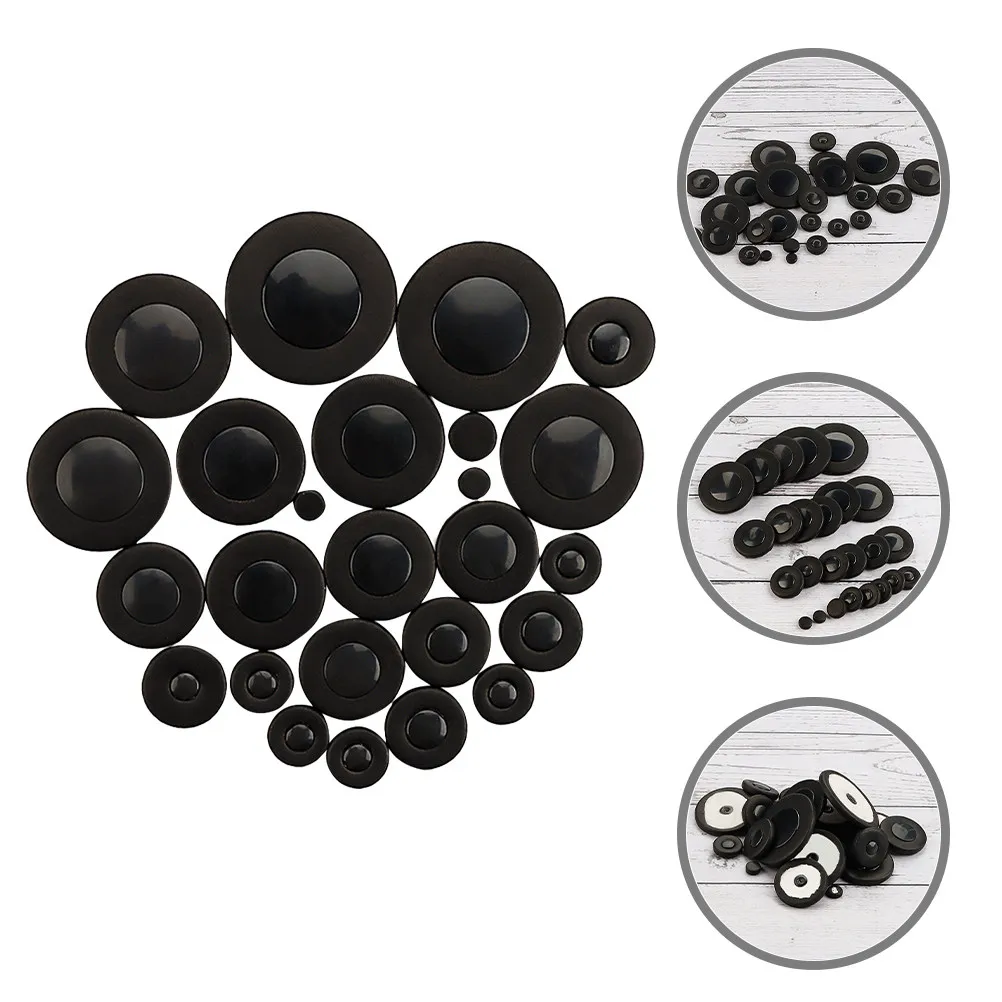 25Pcs Saxophone Key Pads Set Premium Thickened Faux Sleek Modern Design No Tools Required Instrument Repair Parts
