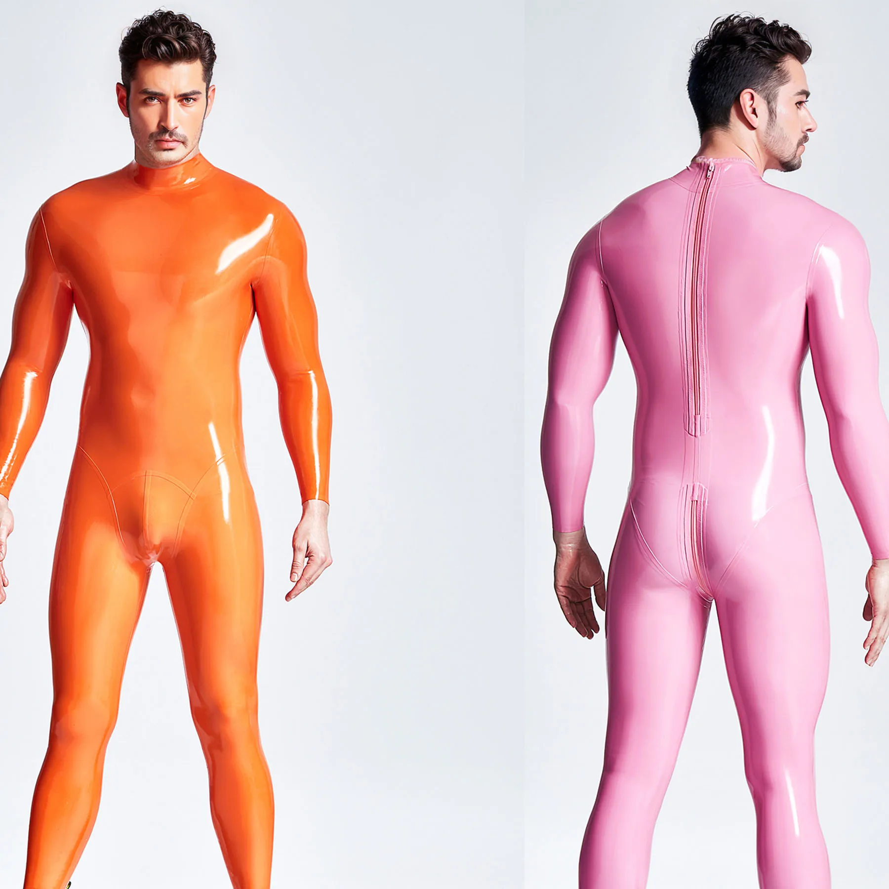 Men Customized Latex Long Sleeve Full Bodysuit Back Zipper Tight Rubber Catsuit Handmade Club wear
Men Customized Latex Long Sleeve Full Bodysuit Back Zipper Tight Rubber Catsuit Handmade Club wear
