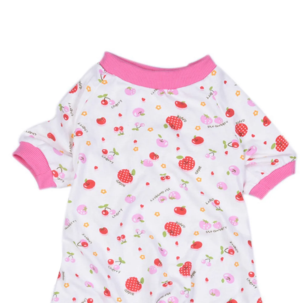 Pet Winter Pajamas Cherry Design Dog Sleepwear Soft Cotton Fabric Ideal for Walking Jogging Outdoor Activities Small Dog Apparel
Pet Winter Pajamas Cherry Design Dog Sleepwear Soft Cotton Fabric Ideal for Walking Jogging Outdoor Activities Small Dog Apparel