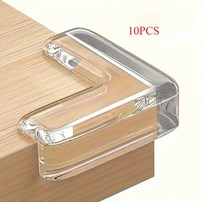 10 PC of baby corner transparent silicone protective device, furniture corner and table sharp corner safety anti-collision strip
10 PC of baby corner transparent silicone protective device, furniture corner and table sharp corner safety anti-collision strip