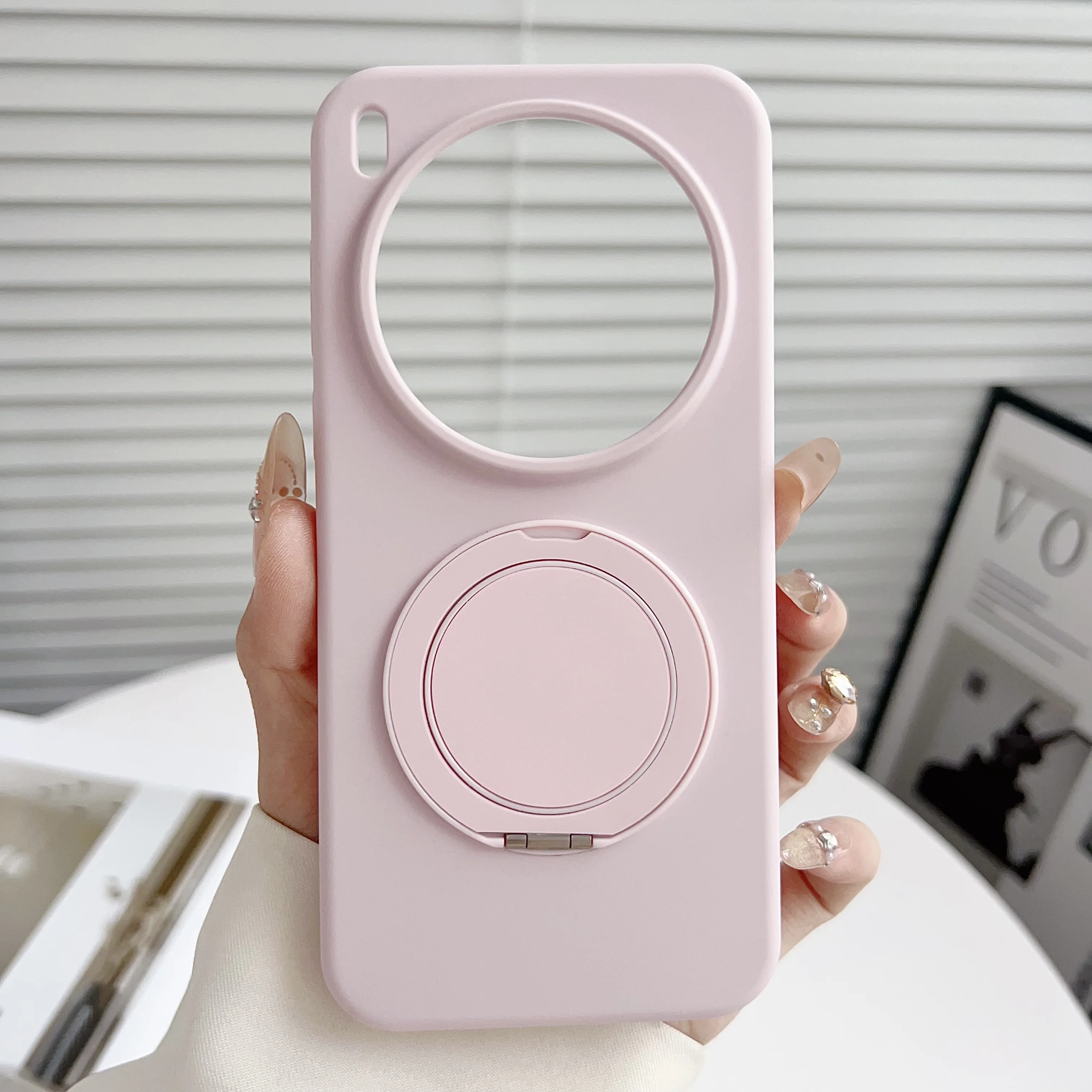Liquid Silicone Wireless Charging Magnetic Stand Case For Vivo X300 Pro X200 Pro Mini X300 Ultra, Slim Kickstand Phone Cover
Liquid Silicone Wireless Charging Magnetic Stand Case For Vivo X300 Pro X200 Pro Mini X300 Ultra, Slim Kickstand Phone Cover