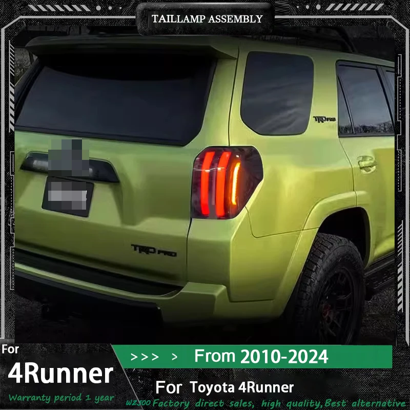 Светодиодный задний фонарь в сборе для Toyota 4Runner 2010 2011 2012-2024, модифицированный светодиодным ДХО, стоп-сигналом и последовательным указателем поворота
Светодиодный задний фонарь в сборе для Toyota 4Runner 2010 2011 2012-2024, модифицированный светодиодным ДХО, стоп-сигналом и последовательным указателем поворота