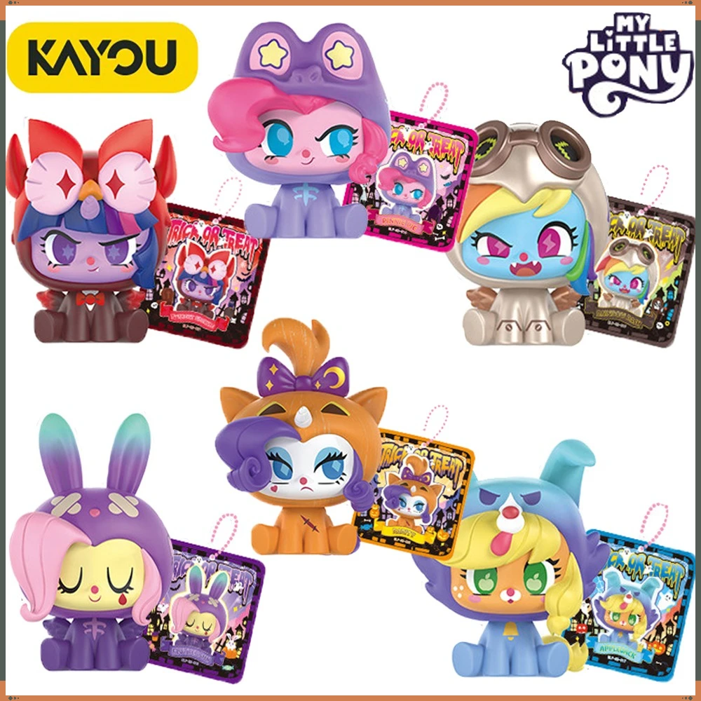 New Genuine Kayou My Little Pony Blind Box Collection Fluttershy Pinkie Pie Cute Q-version Mini Doll Ornament High Quality Model
New Genuine Kayou My Little Pony Blind Box Collection Fluttershy Pinkie Pie Cute Q-version Mini Doll Ornament High Quality Model