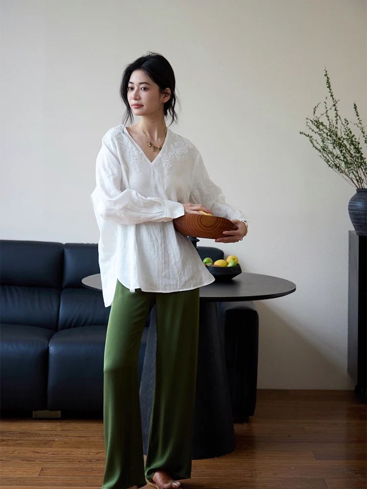 Silk Air Pants One-Piece Long And ort Versions Smooth Naked Sensation High Waist Elastic Waisand Ladies Casual Pants
Silk Air Pants One-Piece Long And ort Versions Smooth Naked Sensation High Waist Elastic Waisand Ladies Casual Pants