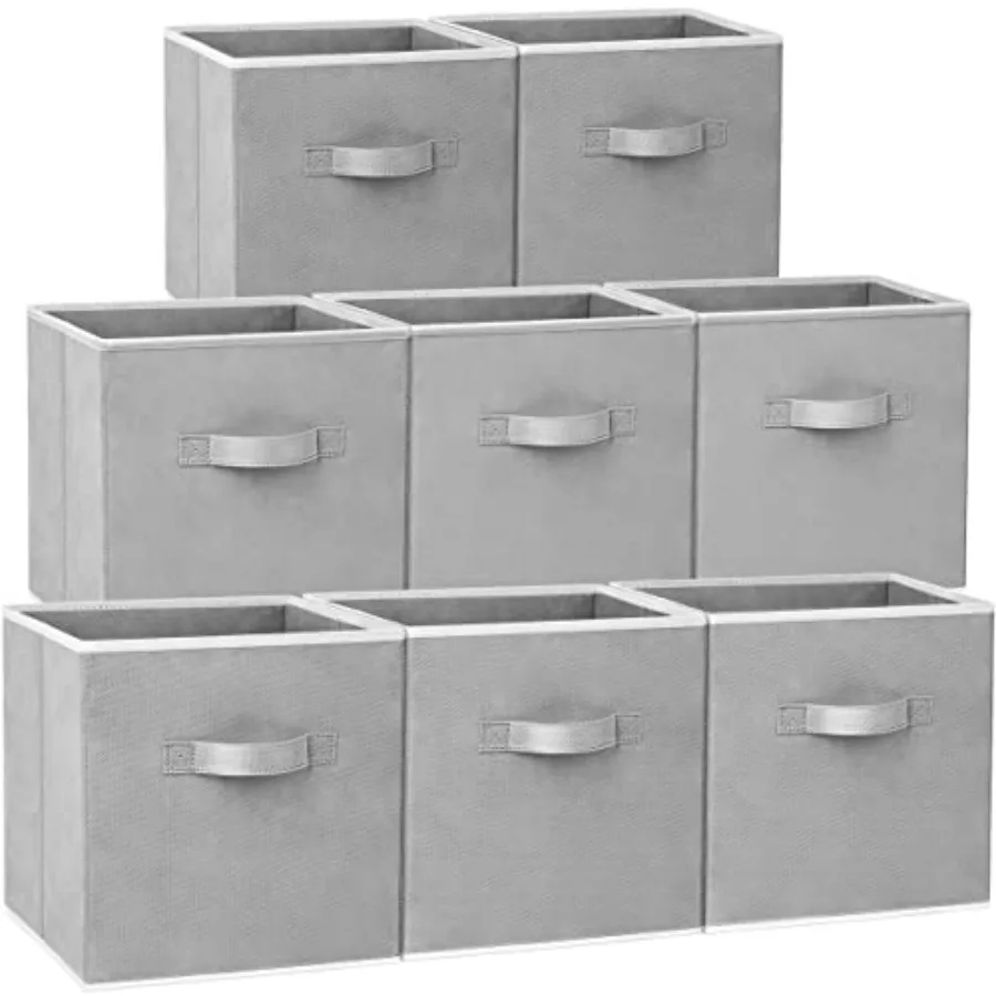 Storage Cubes - 13 ch Heavy Duty Fabric Storage Bs for Shelves Closet, Cube Organizer - 8 Pack Collapsible Cube Storage Bins Ba
Storage Cubes - 13 ch Heavy Duty Fabric Storage Bs for Shelves Closet, Cube Organizer - 8 Pack Collapsible Cube Storage Bins Ba