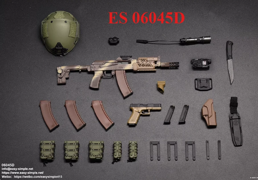 Набор моделей солдат серии AK в масштабе 1/6 Easy&Simple ES 06045D для фигурок 12 дюймов
Набор моделей солдат серии AK в масштабе 1/6 Easy&Simple ES 06045D для фигурок 12 дюймов