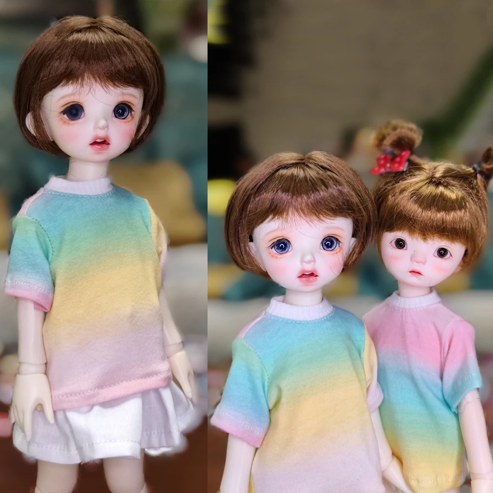 L01-X040 children toy 1/6 blyth gl BJD DD SD MDD doll clothes Rainbow striped top 1pcs
L01-X040 children toy 1/6 blyth gl BJD DD SD MDD doll clothes Rainbow striped top 1pcs