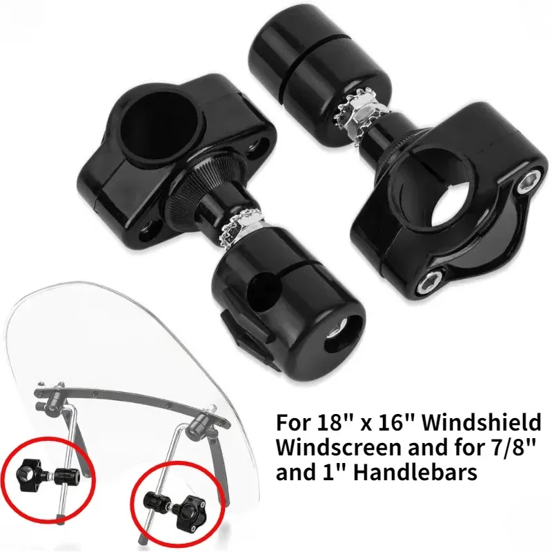 Windscreen Handlebars Bracket For 18" x 16" Windshield Windscreen and for 7/8" and 1" Handlebars
Windscreen Handlebars Bracket For 18" x 16" Windshield Windscreen and for 7/8" and 1" Handlebars