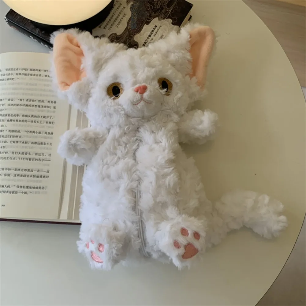 Cute Long Tail Cat Pencil Bag Simulated Cat Stationery Bag Stuffed Large Capacity Cat Pen Pouch Children
Cute Long Tail Cat Pencil Bag Simulated Cat Stationery Bag Stuffed Large Capacity Cat Pen Pouch Children