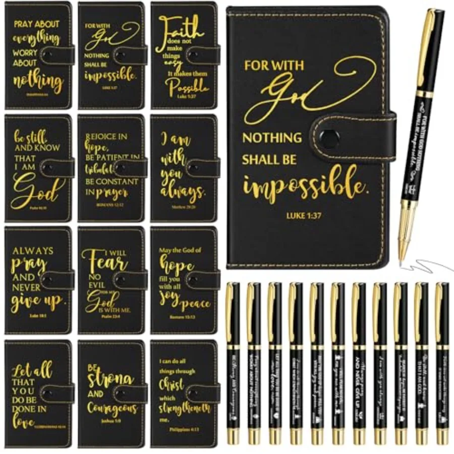 Sets Christian Father's Day Bulk Gifts Leather Bible Study Notebook Bible Verse Ballpoint Pen Prayer Journal Religious Scriptur
Sets Christian Father's Day Bulk Gifts Leather Bible Study Notebook Bible Verse Ballpoint Pen Prayer Journal Religious Scriptur