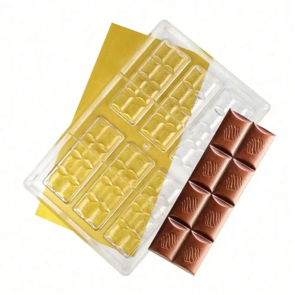 Plaid Chocolate Bar Mold, Clear Plastic Baking Tool for Home, Dessert Shop & Workshop Use
Plaid Chocolate Bar Mold, Clear Plastic Baking Tool for Home, Dessert Shop & Workshop Use