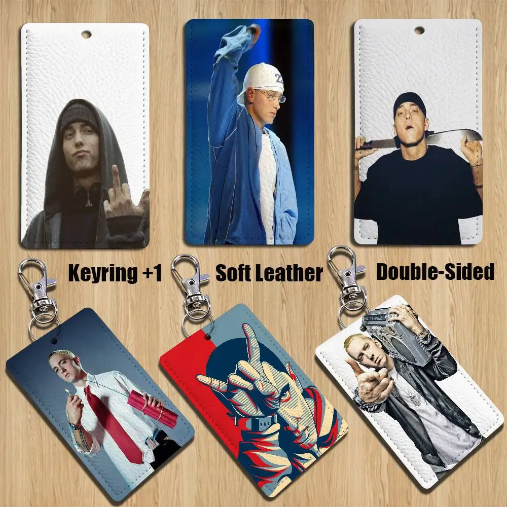 Hot Rapper E-Eminem Creative Keychain Holder Suitable For Subway Bank Card Bus Card Case Badge Holder Wallet Textured pattern
Hot Rapper E-Eminem Creative Keychain Holder Suitable For Subway Bank Card Bus Card Case Badge Holder Wallet Textured pattern