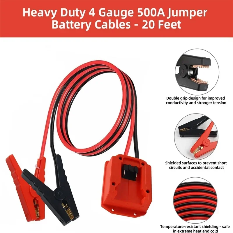 Car Igniter Jump Starter for Makita/Dewalt/Milwaukee Car Starter Portable Starting Booster Cable Emergency Power Supply Kit 
Car Igniter Jump Starter for Makita/Dewalt/Milwaukee Car Starter Portable Starting Booster Cable Emergency Power Supply Kit