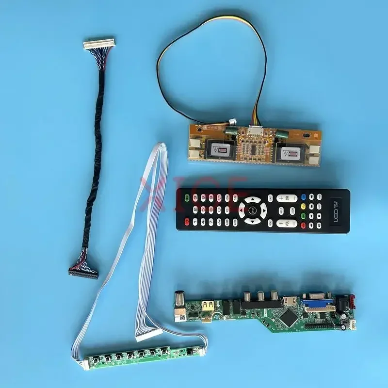 For CLAA190EA03 CLAA170ES01E Driver Controller Board 1280*1024 4CCFL Analog TV DIY Kit LCD Matrix IR+USB+AV+HDMI+VGA LVDS 30-Pin
For CLAA190EA03 CLAA170ES01E Driver Controller Board 1280*1024 4CCFL Analog TV DIY Kit LCD Matrix IR+USB+AV+HDMI+VGA LVDS 30-Pin