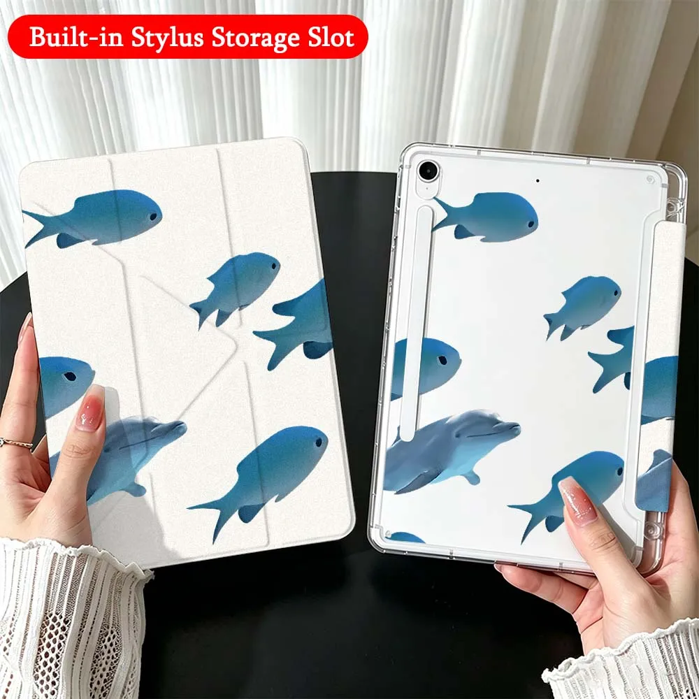 Shark Fish Pattern Case For Samsung Galaxy Tab A9 A8 A11 S6 S7 S8 S9 S10 FE Plus Lite Transparent Y-Shaped Folding Tablet
Shark Fish Pattern Case For Samsung Galaxy Tab A9 A8 A11 S6 S7 S8 S9 S10 FE Plus Lite Transparent Y-Shaped Folding Tablet