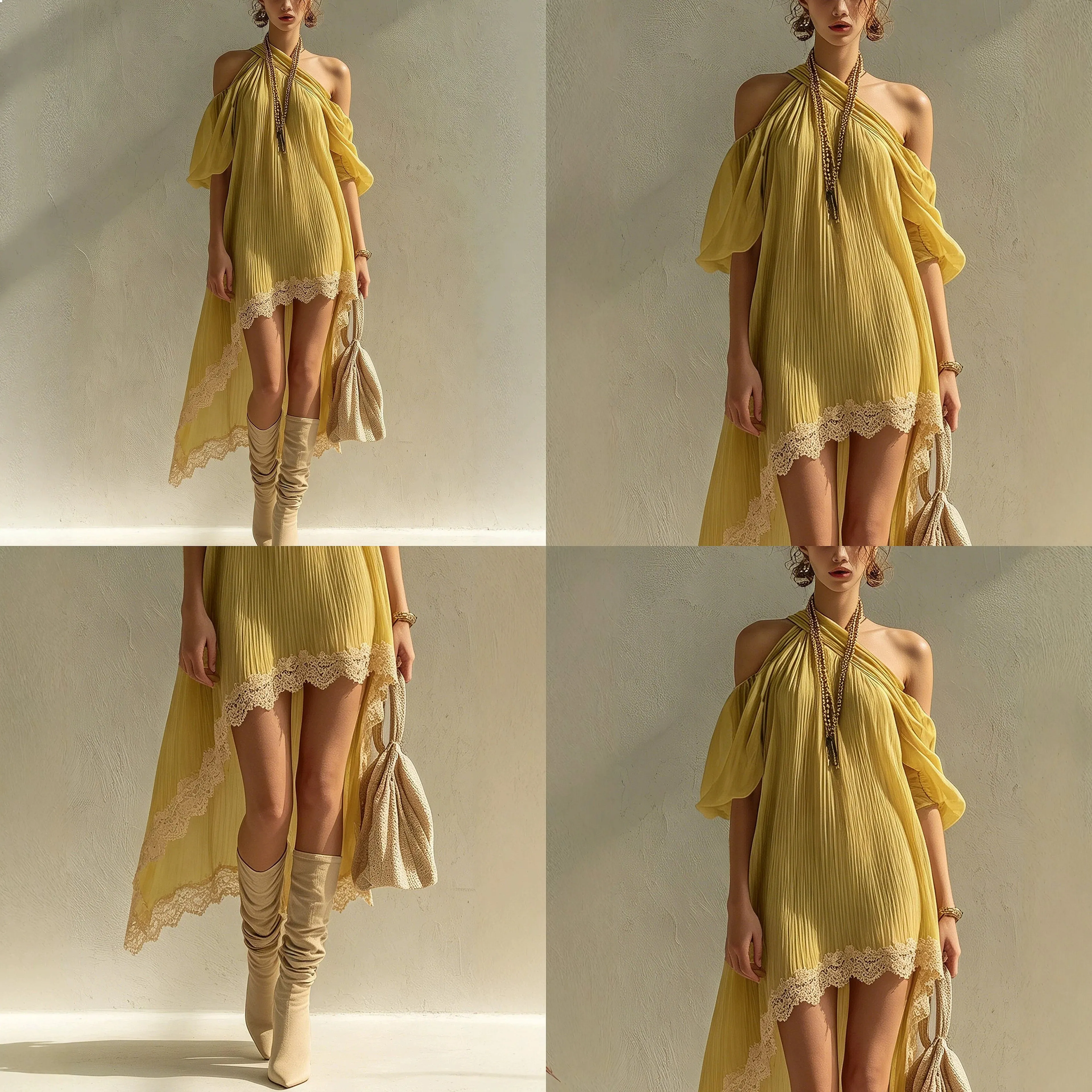 Yellow Wrap Dress Asymmetric Lace Midi Dresses Spring Summer Long Dresses
Yellow Wrap Dress Asymmetric Lace Midi Dresses Spring Summer Long Dresses
