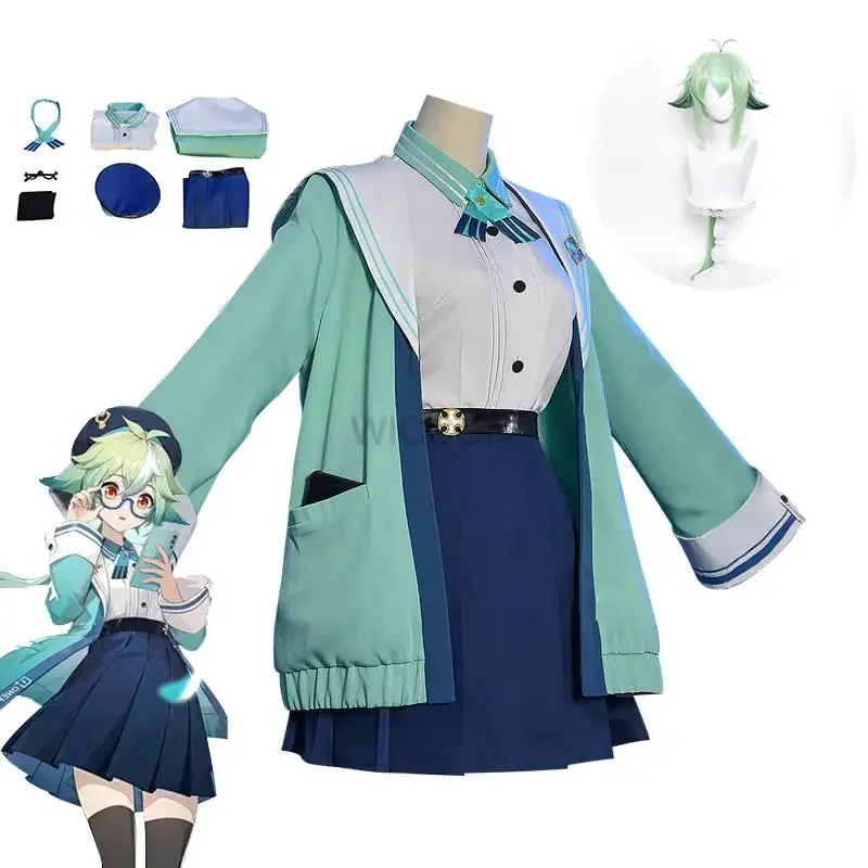 ZA01 Sucrose Cosplay Costume Wig Genshin Impact Sucrose Women Cute JK Uniforms Game Suit Halloween Party Outfit For Women FuZa0@
ZA01 Sucrose Cosplay Costume Wig Genshin Impact Sucrose Women Cute JK Uniforms Game Suit Halloween Party Outfit For Women FuZa0@