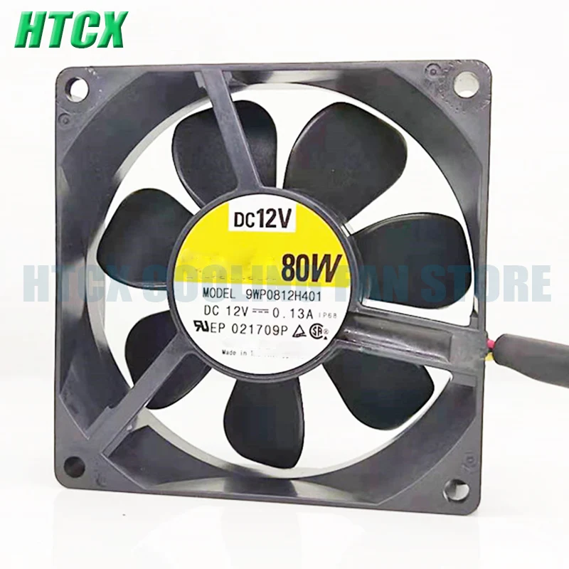 New 9WP0812H401 12V 8025 0.13A 8CM Waterproof Silent Cooling Fan
New 9WP0812H401 12V 8025 0.13A 8CM Waterproof Silent Cooling Fan
