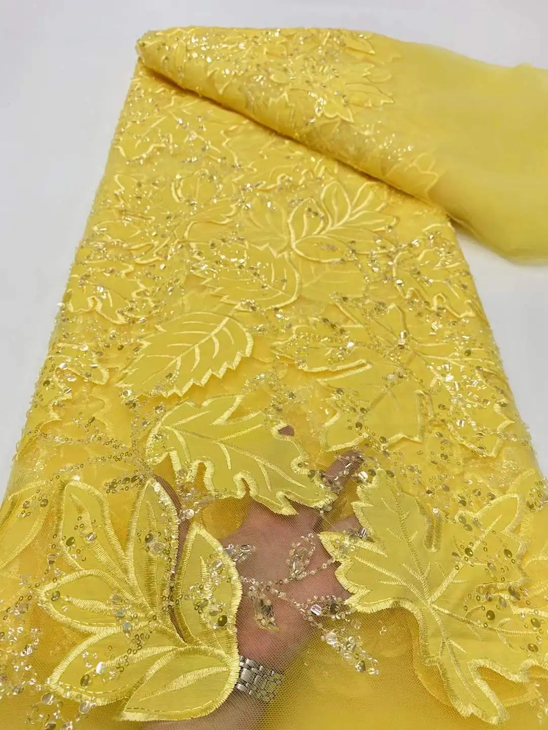 2025 Luxury French Mesh Embroidery Beaded Lace Fabric African Nigerian Sequins Lace Fabric For Wedding Dress Sewing Material
2025 Luxury French Mesh Embroidery Beaded Lace Fabric African Nigerian Sequins Lace Fabric For Wedding Dress Sewing Material