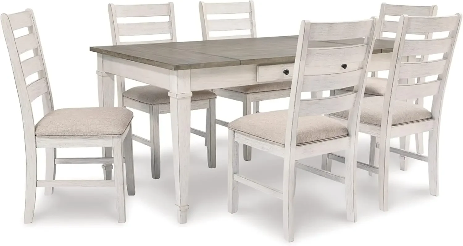 Signature Design by Ashley Skempton Farmhouse Rectangular Dining Room Table with Storage, White & Light Brown
Signature Design by Ashley Skempton Farmhouse Rectangular Dining Room Table with Storage, White & Light Brown