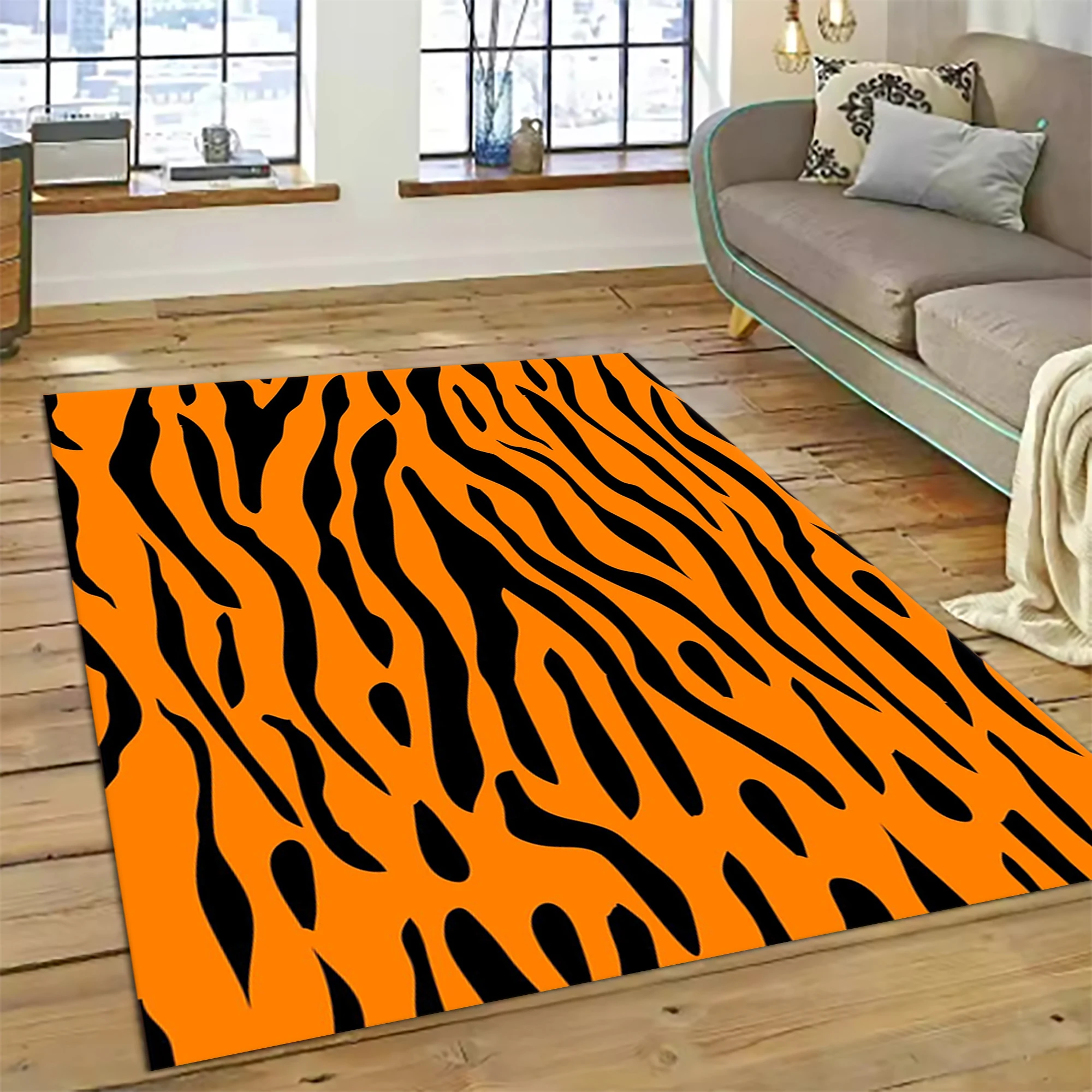 Tiger Style Bedroom Room Soft Carpet Retro Large Area Washable Living Room Rugs Printed Cloakroom Plush Mats Ковер Tapis 러
Tiger Style Bedroom Room Soft Carpet Retro Large Area Washable Living Room Rugs Printed Cloakroom Plush Mats Ковер Tapis 러