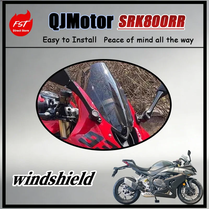 FOR Premium Racing Front Windshield Aerodynamic Deflector Fairing Accessories for QJMotor SRK800RR Motorcycle
FOR Premium Racing Front Windshield Aerodynamic Deflector Fairing Accessories for QJMotor SRK800RR Motorcycle