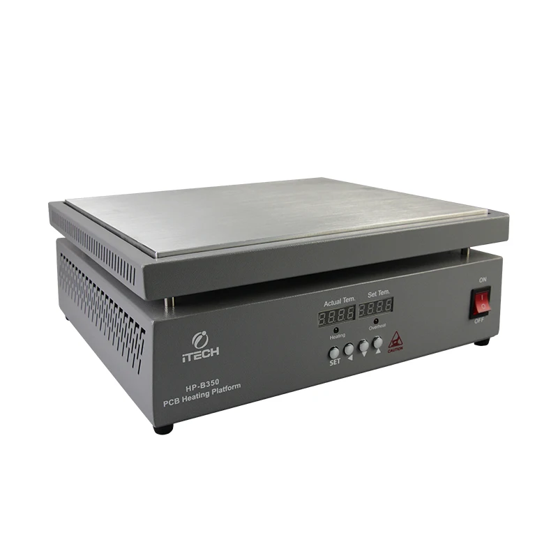 HP-B350 Heating Platform 0~450'C High Constant Temperature Preheating Platform 350x300mm Multi Purpose Electric Heating Plate
HP-B350 Heating Platform 0~450'C High Constant Temperature Preheating Platform 350x300mm Multi Purpose Electric Heating Plate