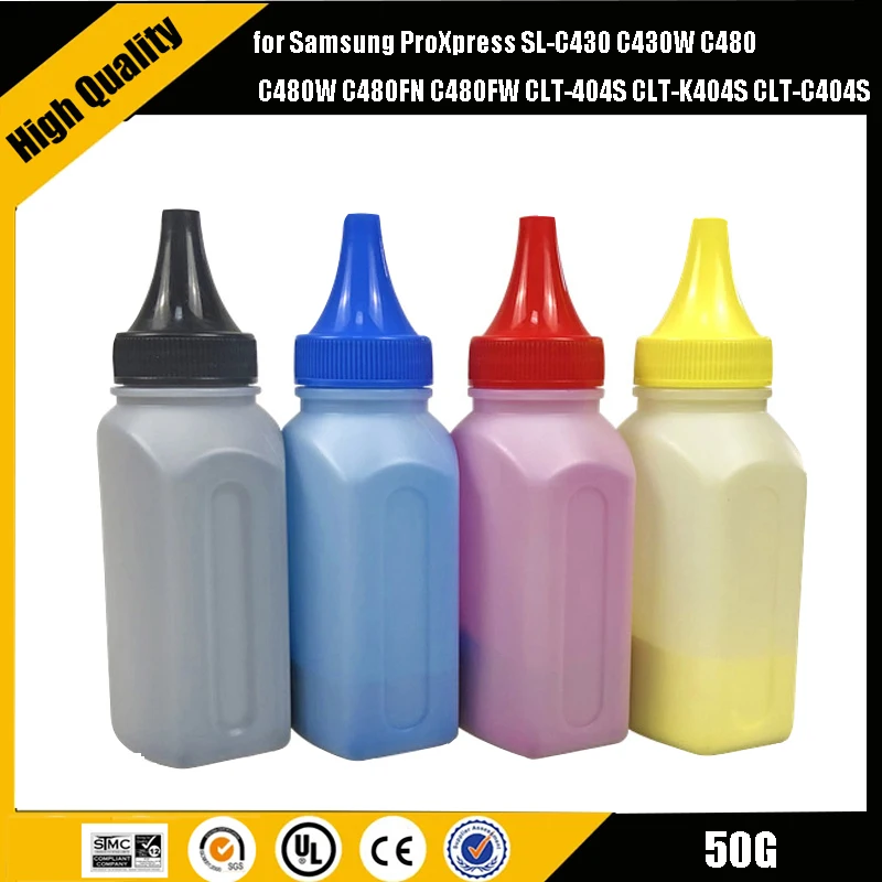 40G Toner Powder for Samsung ProXpress SL-C430 C430W C480 C480W C480FN C480FW CLT-404S CLT-K404S CLT-C404S CLT-M404S CLT-Y404
40G Toner Powder for Samsung ProXpress SL-C430 C430W C480 C480W C480FN C480FW CLT-404S CLT-K404S CLT-C404S CLT-M404S CLT-Y404