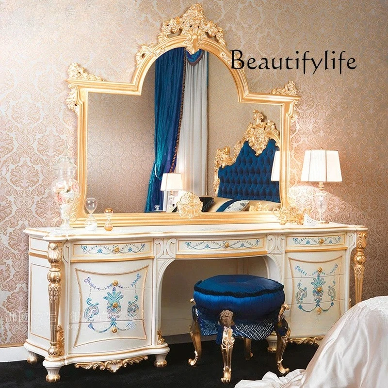 FGComò francese di fascia alta in legno massello Camera da letto europea di lusso Toletta da principessa per la casa
FGComò francese di fascia alta in legno massello Camera da letto europea di lusso Toletta da principessa per la casa