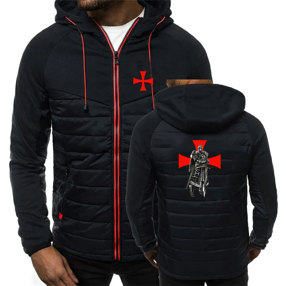 Knights Templar Mens Autumn and Winter Printing Patchwork Hooded Ordinary Casual Seven-color Cotton-padded Jacket Clothes
Knights Templar Mens Autumn and Winter Printing Patchwork Hooded Ordinary Casual Seven-color Cotton-padded Jacket Clothes
