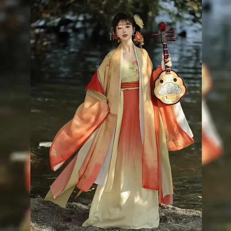 Hanfu Dress Women Chinese Vintage Orange Hanfu Suits Female Halloween Carnival Cosplay Costume Party Outfit Plus Size XL
Hanfu Dress Women Chinese Vintage Orange Hanfu Suits Female Halloween Carnival Cosplay Costume Party Outfit Plus Size XL