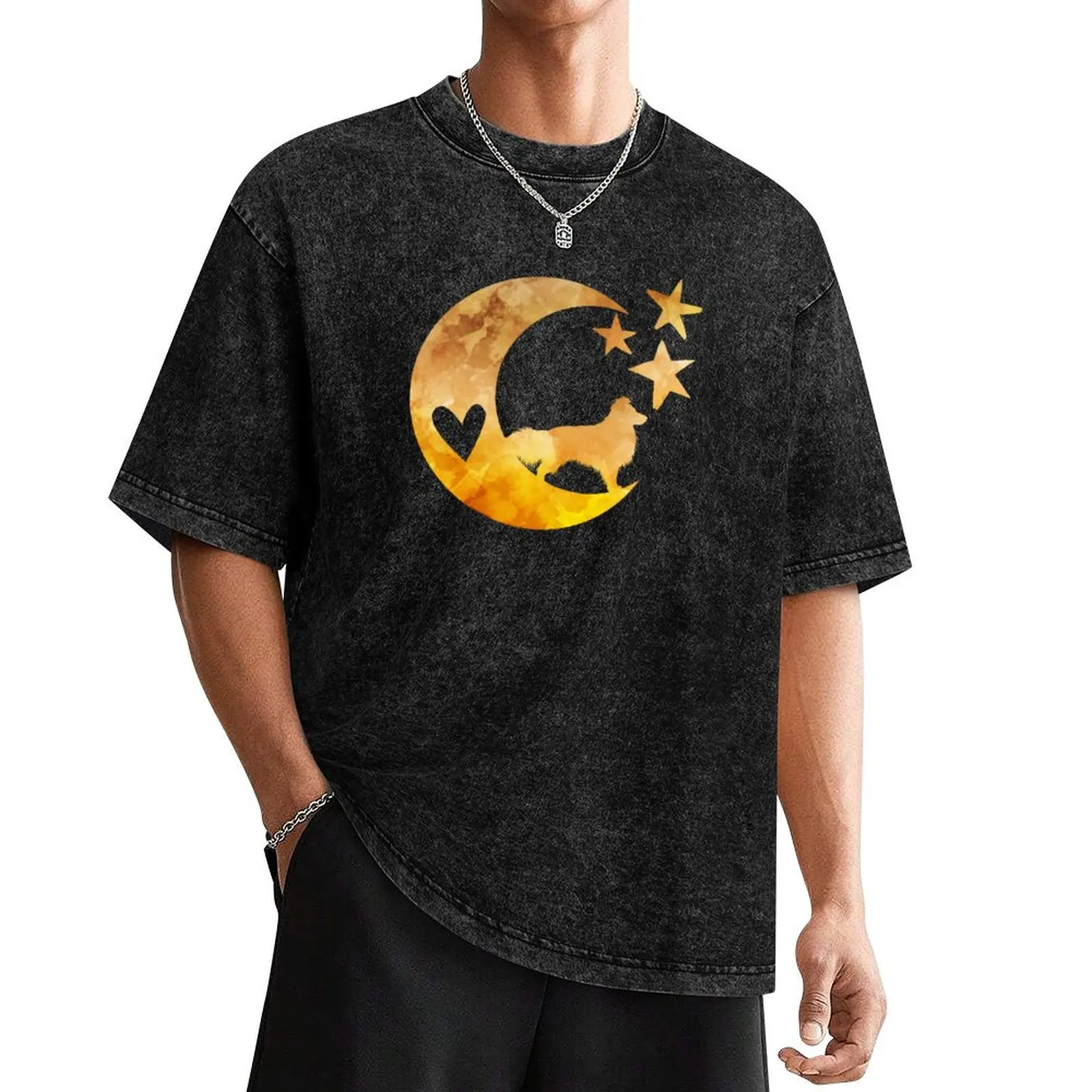 Shetland Sheepdog aka Sheltie Moon Stars Dog Art T-Shirt cotton graphic tees sublime T-shirts for men cotton
Shetland Sheepdog aka Sheltie Moon Stars Dog Art T-Shirt cotton graphic tees sublime T-shirts for men cotton