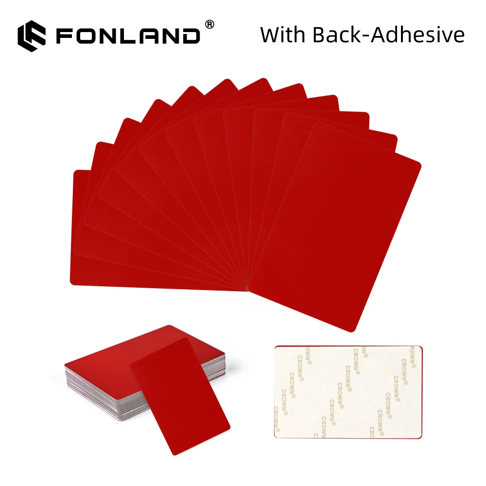 FONLAND 50PCS Business Name Cards Multicolor Aluminium Alloy Metal Sheet Testing Material for Laser Marking Machine DIY
FONLAND 50PCS Business Name Cards Multicolor Aluminium Alloy Metal Sheet Testing Material for Laser Marking Machine DIY