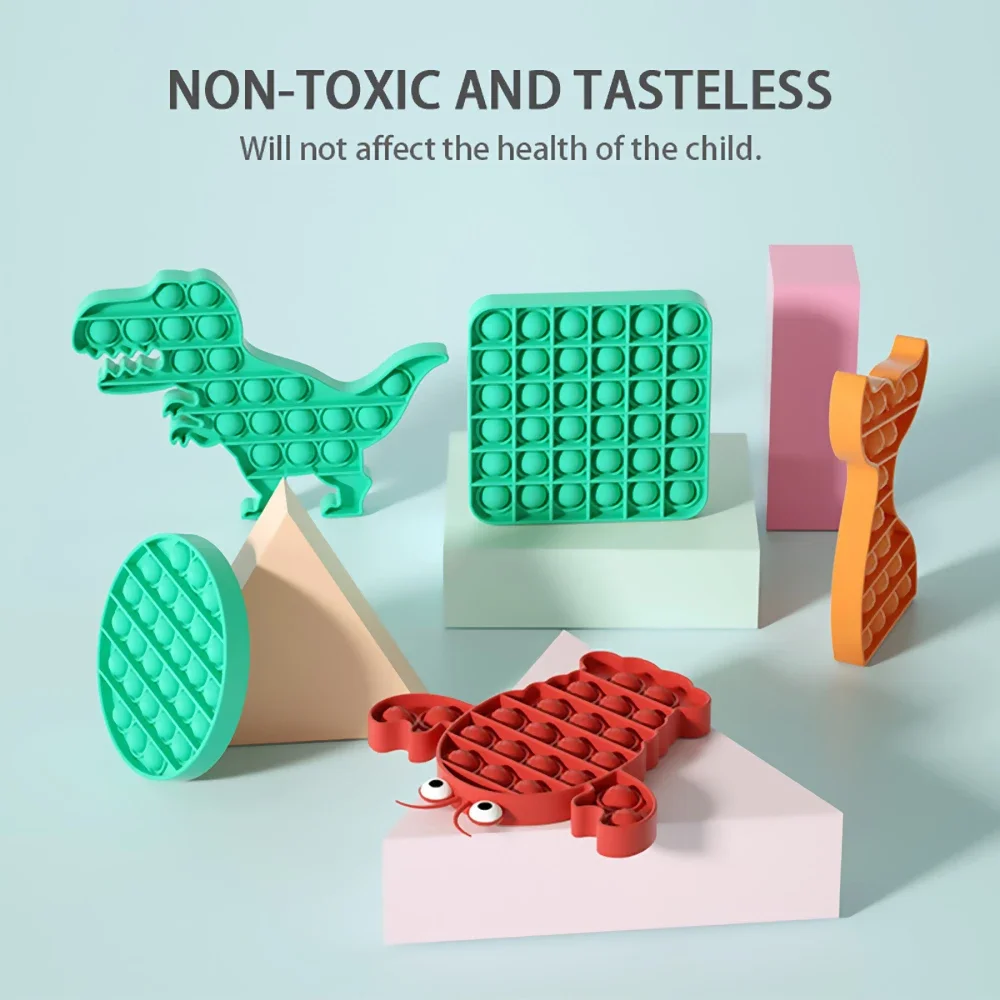 Push Bubble Toys Fidget Sensory Toy Stress Relief Toys Pack for Kids Adults Rainbow Anti-Anxiety Tools Office Stress Relief Toys
Push Bubble Toys Fidget Sensory Toy Stress Relief Toys Pack for Kids Adults Rainbow Anti-Anxiety Tools Office Stress Relief Toys