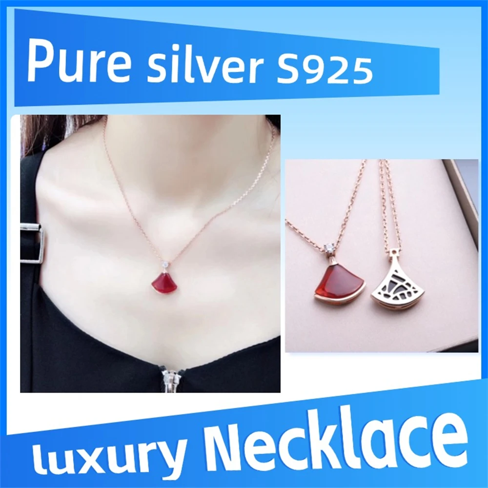 Pure 925 Sterling Silver DIVAS*DREAM Series Necklace Enhance your temperament, elegant and charming, luxury gift
Pure 925 Sterling Silver DIVAS*DREAM Series Necklace Enhance your temperament, elegant and charming, luxury gift