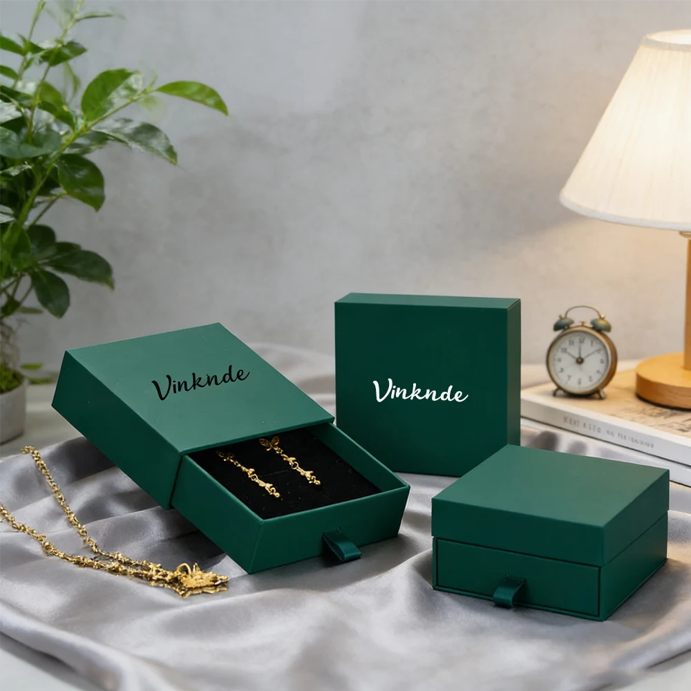 50PC Drawer Ring Box Jewelry Boxes Earrings Bracelet Necklace Storage Case Cardboard Jewellry Gift Packaging Wedding Pendant Box
50PC Drawer Ring Box Jewelry Boxes Earrings Bracelet Necklace Storage Case Cardboard Jewellry Gift Packaging Wedding Pendant Box