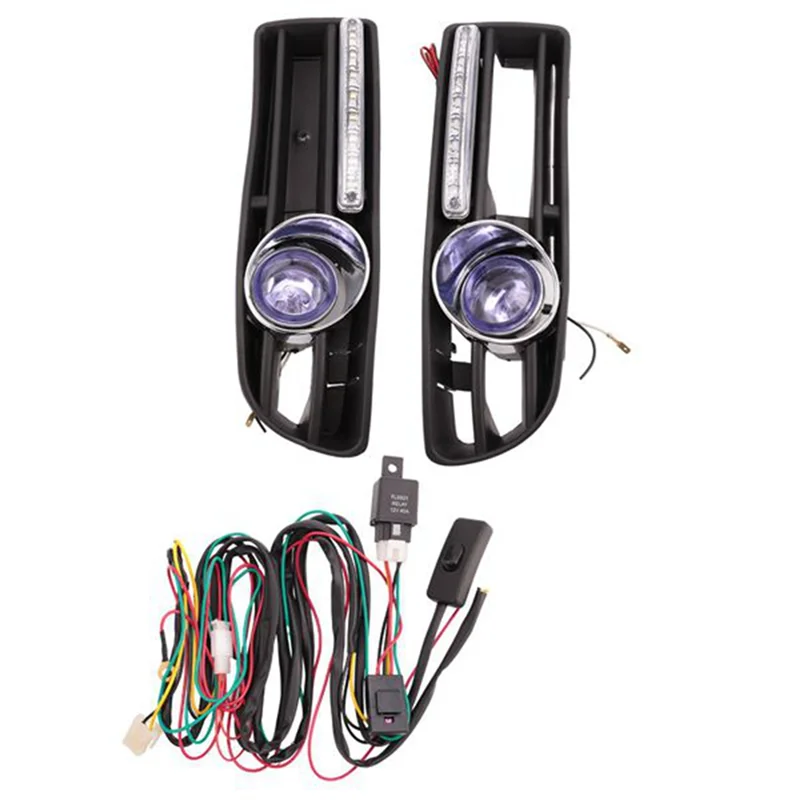 A03Z-1 Pair Car LED Fog Light Bumper Grille With Switch For VW Jetta Bora Mk4 2000 2001 2002 2003 2004
A03Z-1 Pair Car LED Fog Light Bumper Grille With Switch For VW Jetta Bora Mk4 2000 2001 2002 2003 2004