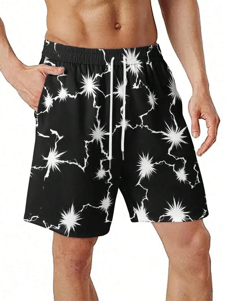 Lightning Meteor Print Mens Casual Sports Shorts Loose Fit Drawstring Breathable
Lightning Meteor Print Mens Casual Sports Shorts Loose Fit Drawstring Breathable