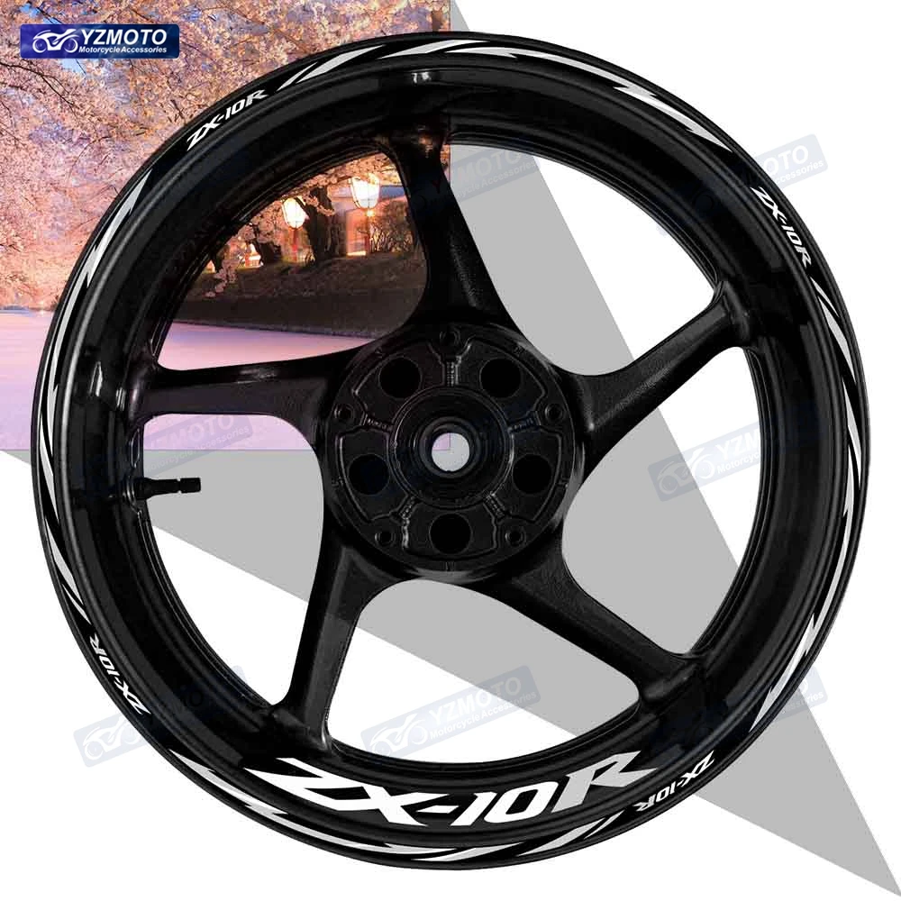 For ZX-10R ZX 10R ZX10R Motorcycle 17 Inch Front And Rear Wheel Stripe Sticker Wheel Decal Decorative Reflective Rim Stickers
For ZX-10R ZX 10R ZX10R Motorcycle 17 Inch Front And Rear Wheel Stripe Sticker Wheel Decal Decorative Reflective Rim Stickers
