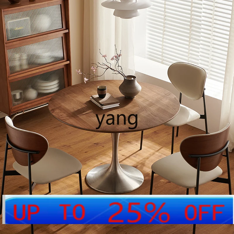 LMM Nordic solid wood round table household small apartment round dining table simple antique retro dining table
LMM Nordic solid wood round table household small apartment round dining table simple antique retro dining table
