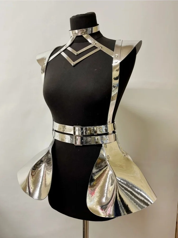 Music Festival Cyberpunk Holographic Colorful Suspender Dress Prom Accessories Belt Cosplay Costume Shiny Carnival Party Skirt
Music Festival Cyberpunk Holographic Colorful Suspender Dress Prom Accessories Belt Cosplay Costume Shiny Carnival Party Skirt