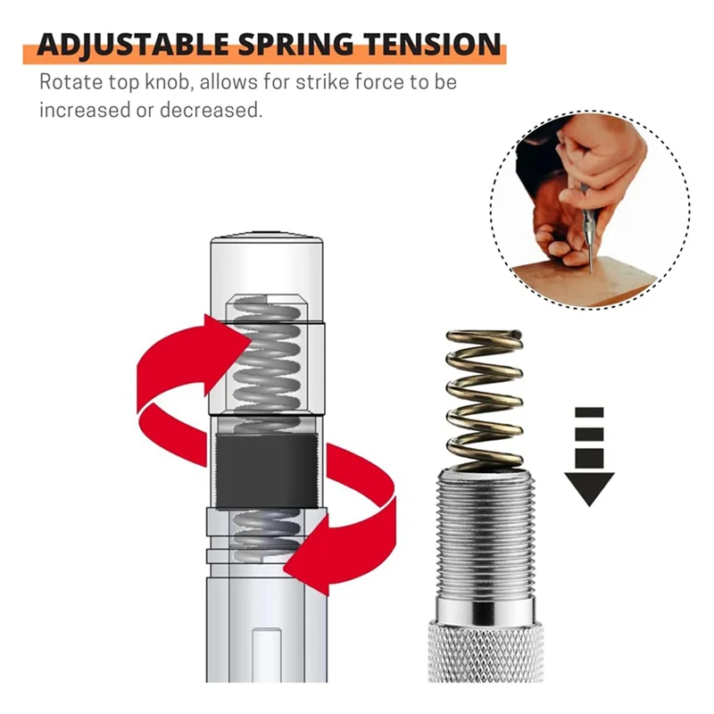 Automatic Center Punch Locator Window Breaker Woodworking Punch Metal Drill Tool Automatic Punch Hand Tools Easy Install-A98U
Automatic Center Punch Locator Window Breaker Woodworking Punch Metal Drill Tool Automatic Punch Hand Tools Easy Install-A98U