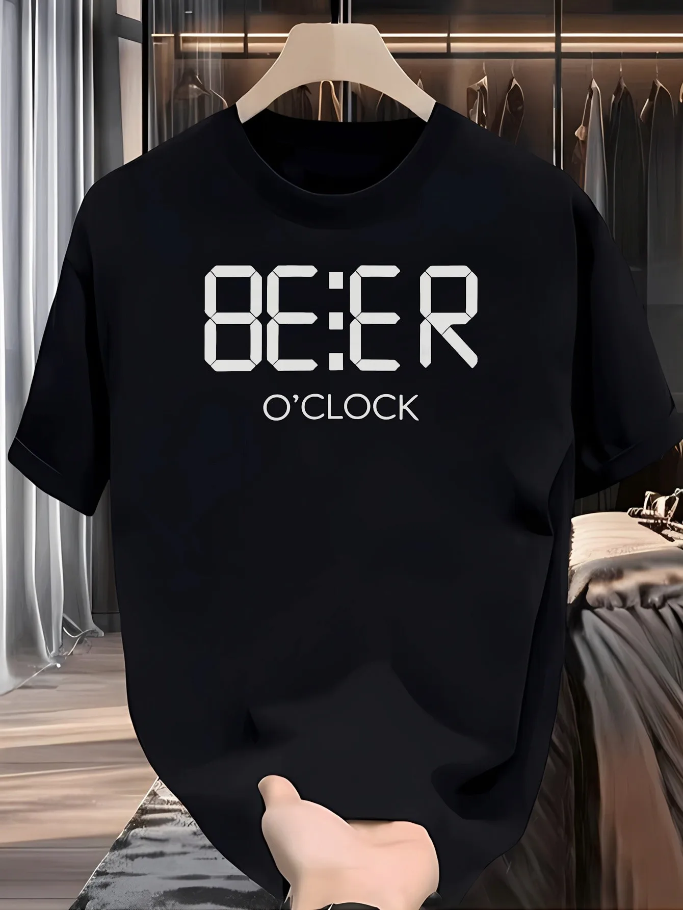 Мужская футболка с забавным принтом «800 O'clock» и дизайном «Beer O'clock», повседневная, с круглым вырезом, с короткими рукавами, легкая
Мужская футболка с забавным принтом «800 O'clock» и дизайном «Beer O'clock», повседневная, с круглым вырезом, с короткими рукавами, легкая