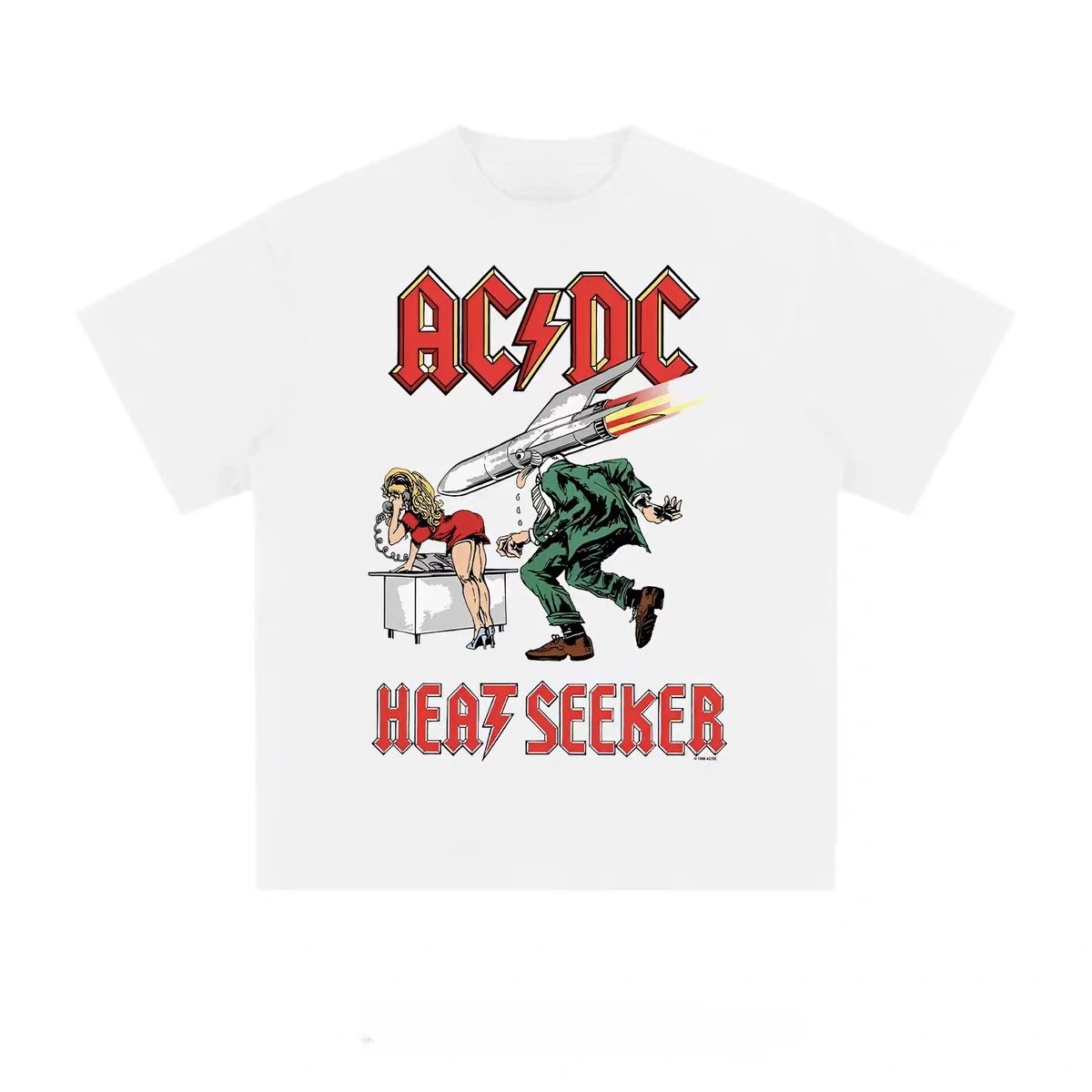 Cave Fable American retro print ACDC letter print short-sleeved T-shirt Y2K hard rock band peripheral street clothing
Cave Fable American retro print ACDC letter print short-sleeved T-shirt Y2K hard rock band peripheral street clothing