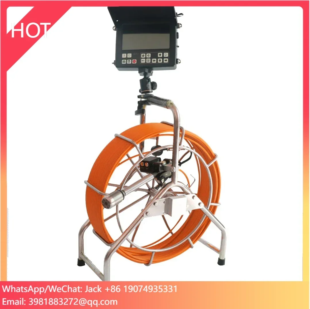 Built in 512hz Transmitter 40mm Self Leveling Sewer Camera With 60m Cable and Meter Counter Function V8-3388T
Built in 512hz Transmitter 40mm Self Leveling Sewer Camera With 60m Cable and Meter Counter Function V8-3388T