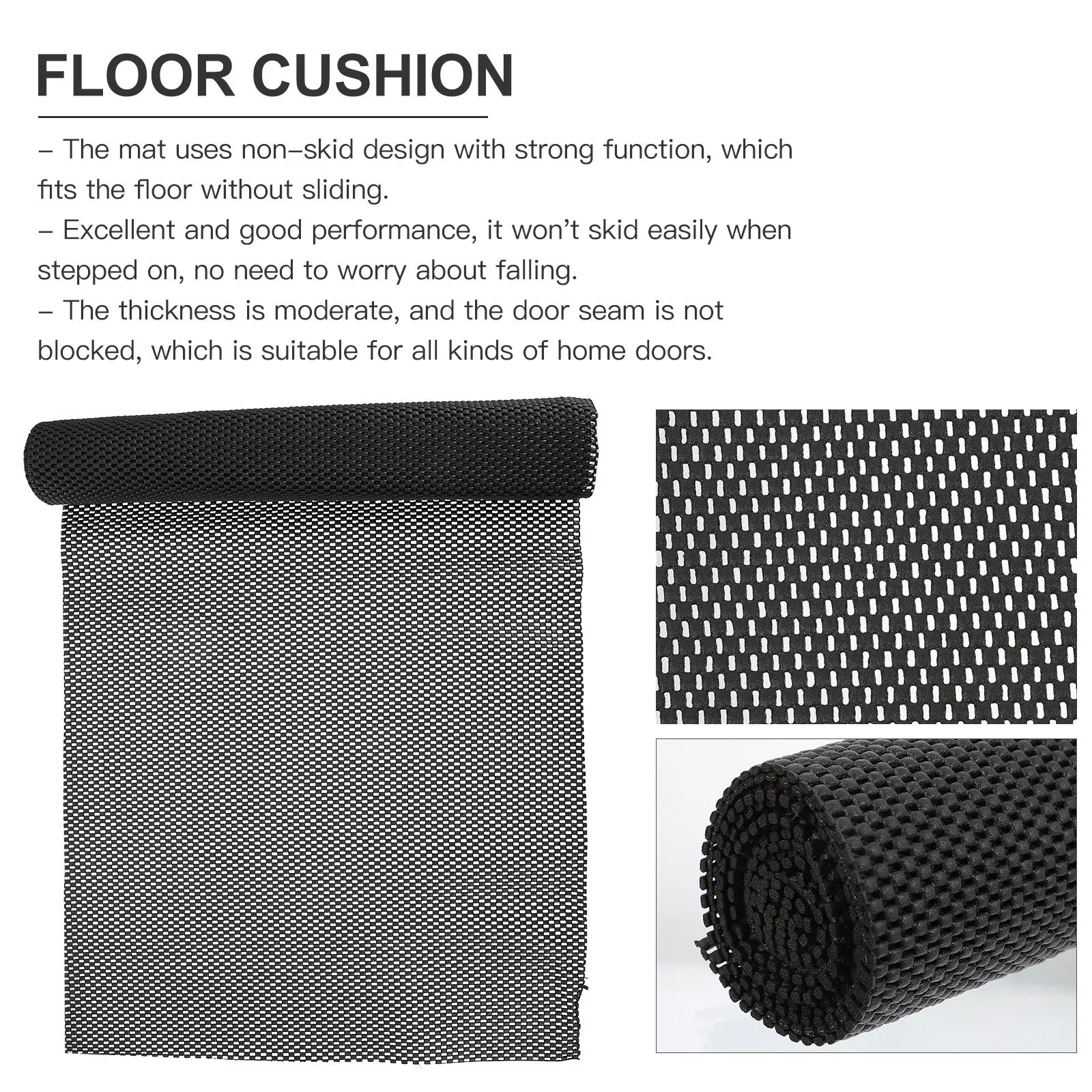 1Pcs PVC Anti-Slip Door Mat Smooth Comfortable Touch Non-Skid Floor Pad for Bathroom Kitchen Entryway Use Non-Skid Doormat
1Pcs PVC Anti-Slip Door Mat Smooth Comfortable Touch Non-Skid Floor Pad for Bathroom Kitchen Entryway Use Non-Skid Doormat