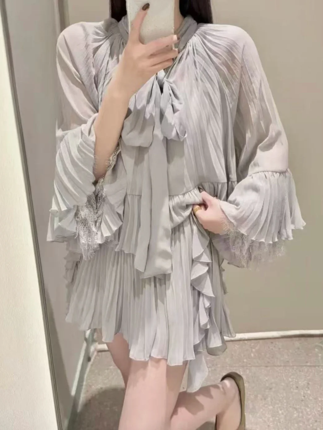 Pure S Home Two-Piece Set Knot Lace Trim Blouse Short Skirt High Waist Shorts Sweet Style Polyester Fiber
Pure S Home Two-Piece Set Knot Lace Trim Blouse Short Skirt High Waist Shorts Sweet Style Polyester Fiber