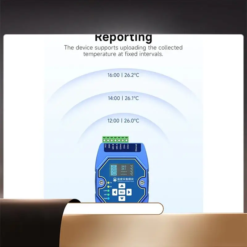 Модуль измерения температуры 4-полосный PT100 RTD Modbus RS485 Интерфейс Ethernet Шлюз Watchdog DNS Industrial-X64A
Модуль измерения температуры 4-полосный PT100 RTD Modbus RS485 Интерфейс Ethernet Шлюз Watchdog DNS Industrial-X64A