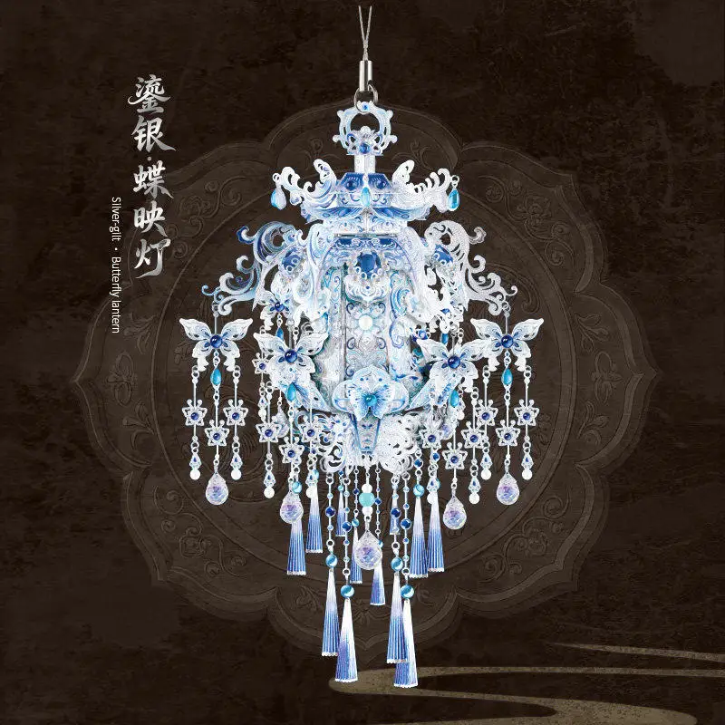 Butterfly lamp refrigerator sticker silver phoenix crown metal assembly model three-dimensional puzzle magnetic attraction
Butterfly lamp refrigerator sticker silver phoenix crown metal assembly model three-dimensional puzzle magnetic attraction