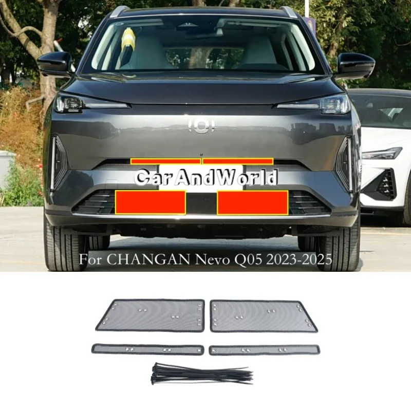 Center Grilles Insert Screening Net Insect Protecte Guard Mesh Trims Cover Car Accessory For CHANGAN Nevo A06 A07 Q05 2023-2026
Center Grilles Insert Screening Net Insect Protecte Guard Mesh Trims Cover Car Accessory For CHANGAN Nevo A06 A07 Q05 2023-2026